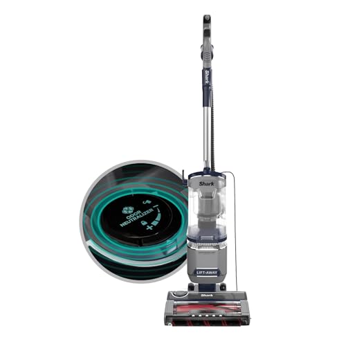 Shark Pet Performance Plus Lift-Away Upright Vacuum with DuoClean & Odor Neutralizer Technology, Anti-Allergen Complete Seal Technology & HEPA Filter, Navy/Silver (Renewed)