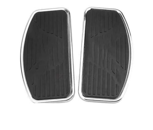 FULUSIC Reposapiés Moto para Shadow Motocicleta Delantera Trasera Pie Ancho Conductor Conductor Reposapiés Tablas De Suelo Pedales Reposapies Moto(Rear)