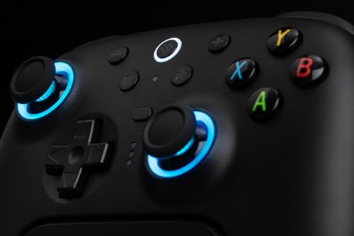 8BitDo Ultimate 2 Wireless Controller for Windows & Android, Gaming Controller with TMR Joysticks, Switchable Hall Effect/Tactile Triggers, RGB Fire Ring, 8Speed Wireless Tech, Black - Image 6