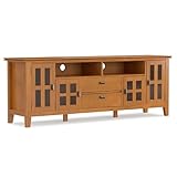 SIMPLIHOME Artisan SOLID WOOD 72 inch Wide Transitional...