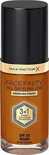 Max Factor Face Finity All Day Flawless 3 in 1 Foundation 30ml - 100 Sun Tan