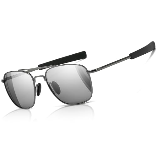 SUNGAIT Men's Polarized Pilot Aviator Sunglasses