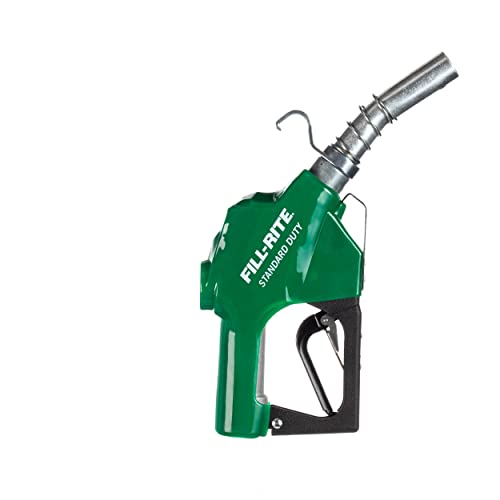 Fill-Rite SDN100GAN 1” 5 to 25 GPM Automatic Standard Duty Fuel Transfer Nozzle, Green - For Gasoline, Diesel, Biodiesel up to B20, E15 & Kerosene