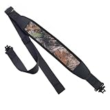 ZCYI Two Point Neoprene Padded Gun Sling with Swivels - Adjustable Rifle Strap for Hunting Outdoor