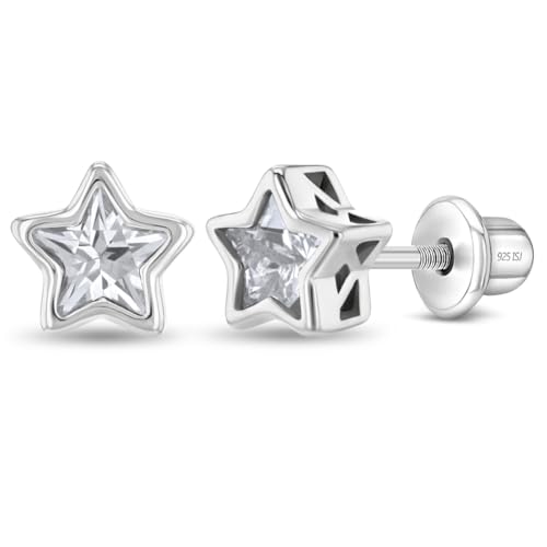 In Season Jewelry CZ Star Birthstone Bezel Kids Earrings - April by In Season Jewelry - Used condition - US$27.55