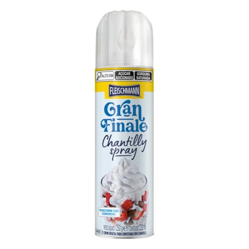 Creme Chantilly Fleischmann Gran Finale Frasco 250g Spray