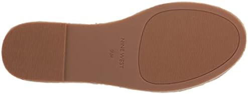 Nine West Women's KERAN Wedge Sandal, White 140, 5 | Image 3