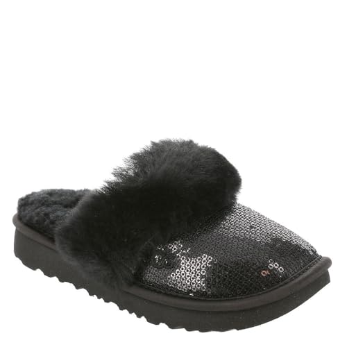 UGG Girl's Cozy Ii Mirror Ball Slipper, Black, 11 UK Child - Image 4
