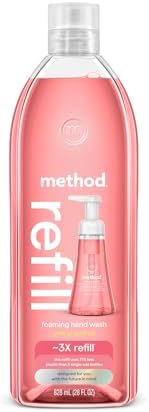 method Foaming Hand Wash Refill, Pink Grapefruit, 28 fl oz