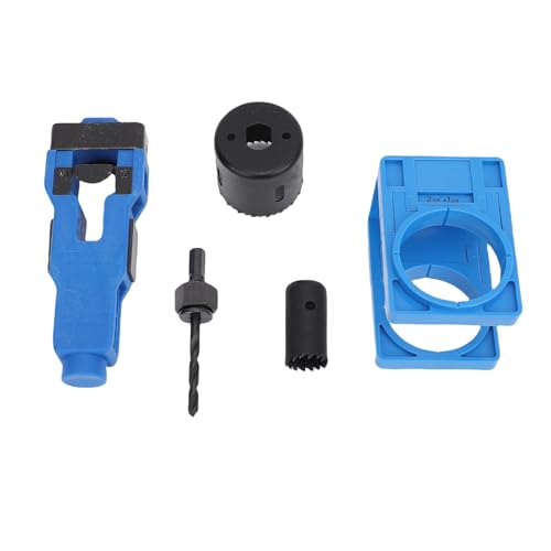 Kit de mortaisage Eujgoov bleu avec vidéo d'opération pour portes