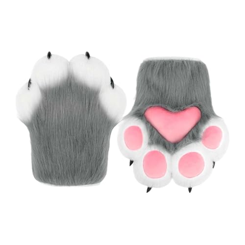 Garras de animal de piel sintética para completar tu atuendo de gato en fiestas de disfraces