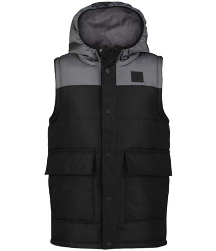 Image of Under Armour Boys' Vest, Zip-up Or Button-up Style, Hooded, Lightweight & Warm