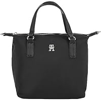 Tommy Hilfiger Bolso Tote Mujer Poppy Small Tote Pequeño, Negro