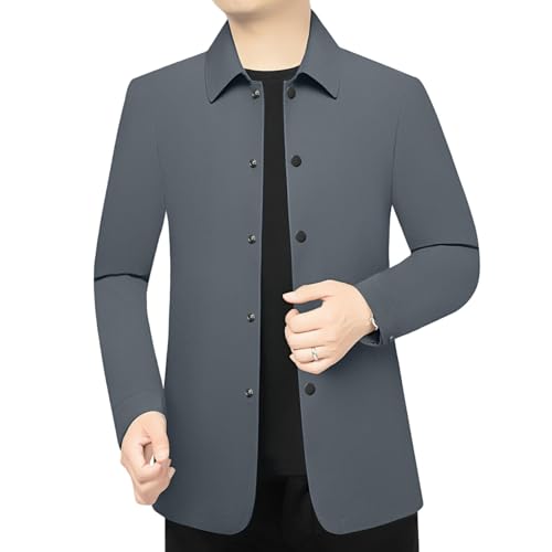 Veste d'automne homme style coréen blouson ajusté polyvalent mode urbaine
