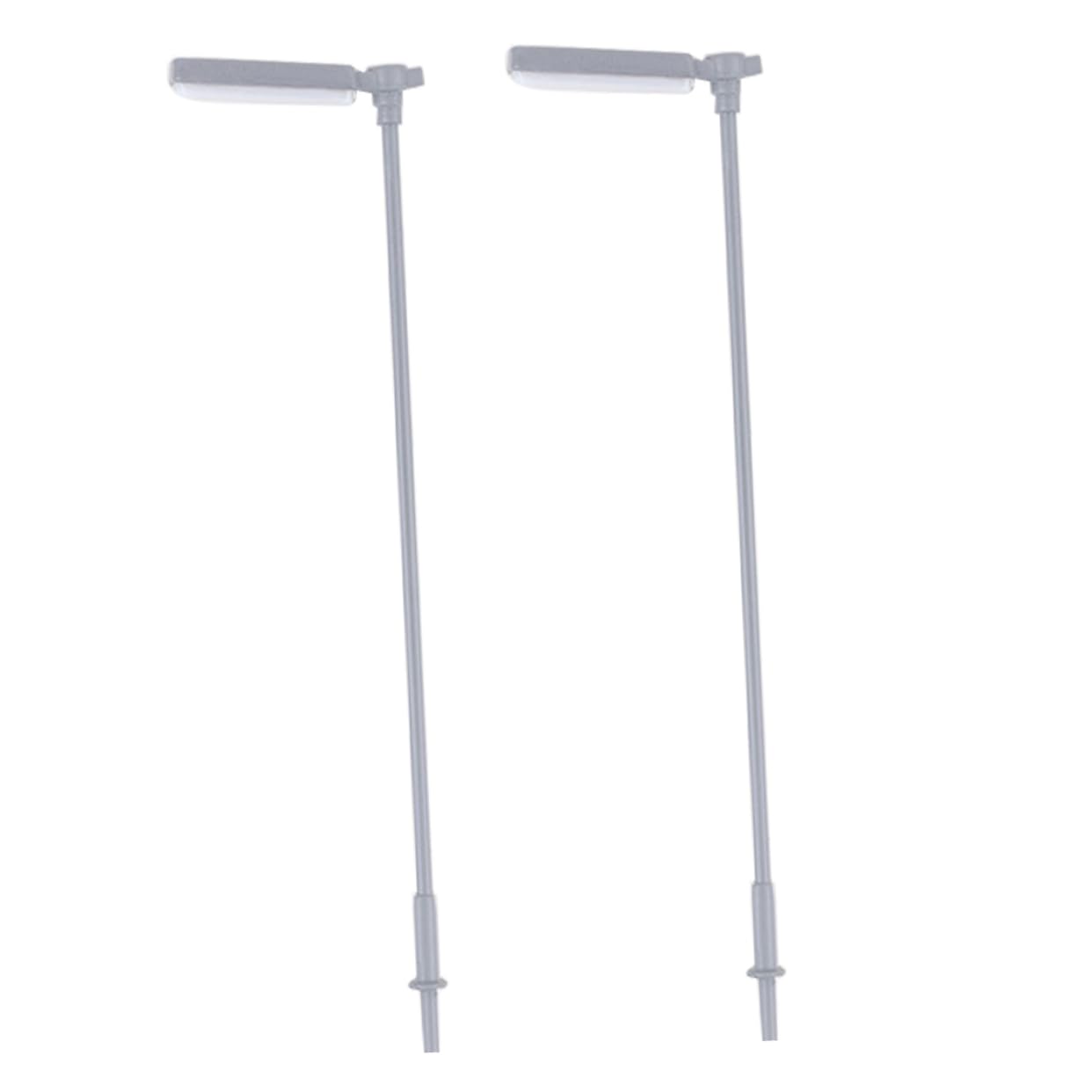 Toddmomy 2pcs Miniature Street Lamp Models Vivid Sand Table Accessories for Landscape Decor and Stylish Props for House and Photography