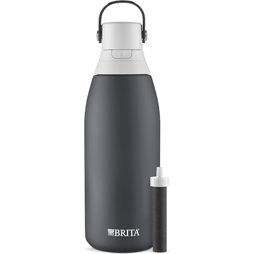 Brita Stainless Steel Premium 32oz Insulated Filtered Water Bottle — view 9