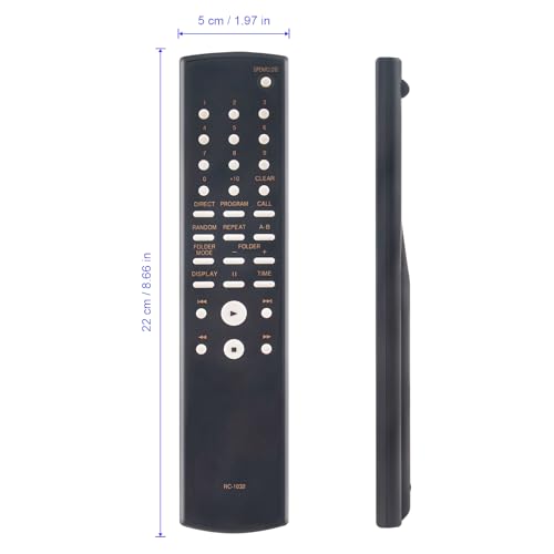Télécommande de rechange PERFASCIN RC-1032 de précision pour Denon DCD 700AE - 2