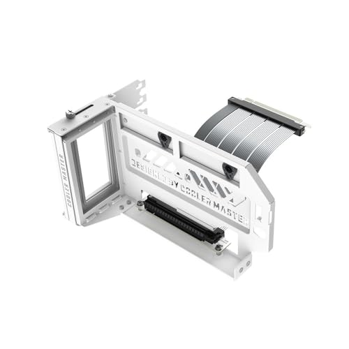 Cooler Master Vertical VGA Card Holder Kit Gen5 White �O���t�B�b�N�{�[�h�����}�E���g�L�b�g ���C�U�[�P�[�u���t�� MCA-U000C-WFVK03 CS9542