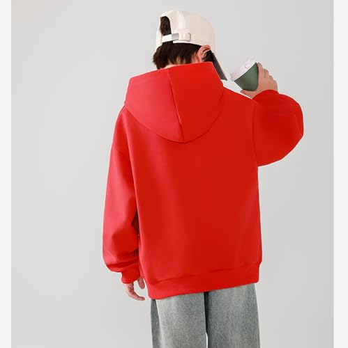 Sweat à capuche basique vêtement confortable au quotidien coupe ample et finitions souples