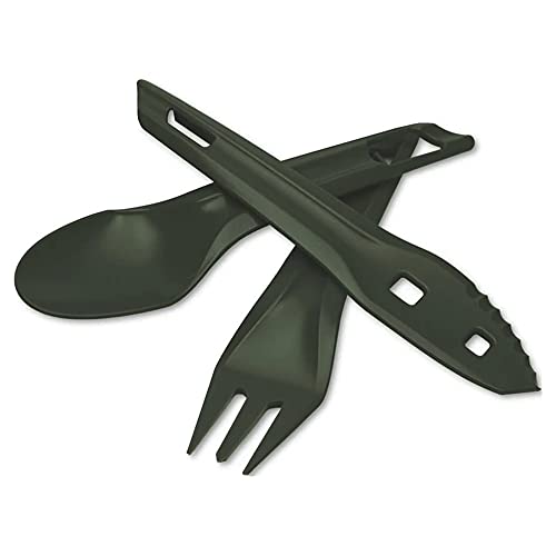 Mil-Tec Camping-Besteck-14627101 Camping-Besteck Oliv Einheitsgröße