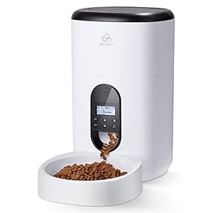 Petoday Automatic Pet Feeder for Dogs and Cats 4L6L Time Feeder Dry Food Dispenser Portions Control 1 4 Meals per Day 10S Voice Recorder