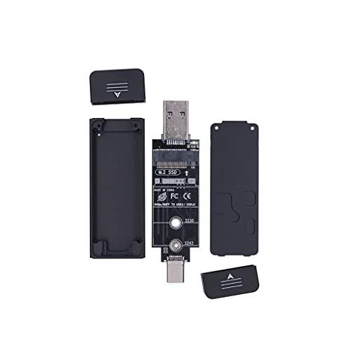 Carcasa externa para disco duro M.2 NGFF USB 3.1 Dual miniatura 4