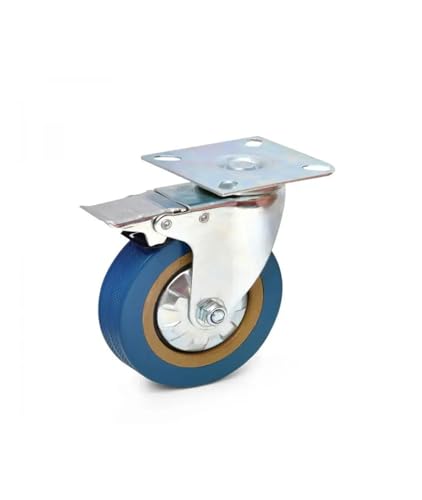 Chariot de réfrigération à fond plat avec roue industrielle en PVC robuste - 5