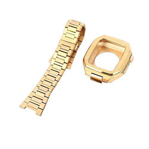 Cadeau bracelet acier Apple Watch avec boîtier de protection homme