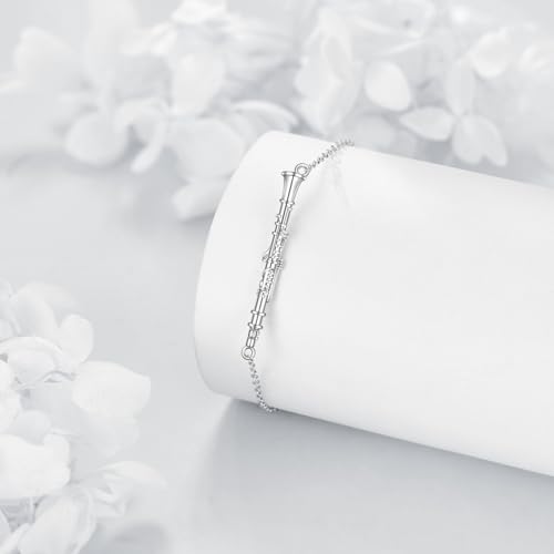 YFN Musical Instruments Bracelet Sterling Silver Music Lover Jewelry Gifts for Women Men2