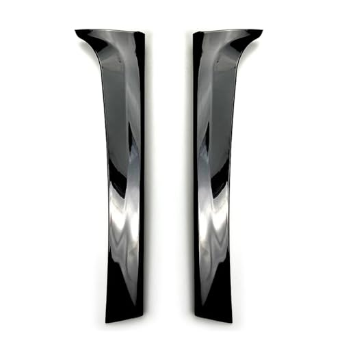 XNFUR Alerón lateral de ventana trasera, apto for VW, apto for Tiguan, MK2 2017-2023, accesorios divisores Canard Canards negros, Exterior Alerón para ventana trasera de coche