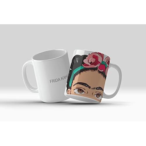 newseny Taza arte de Frida Kahlo Cara y Frase