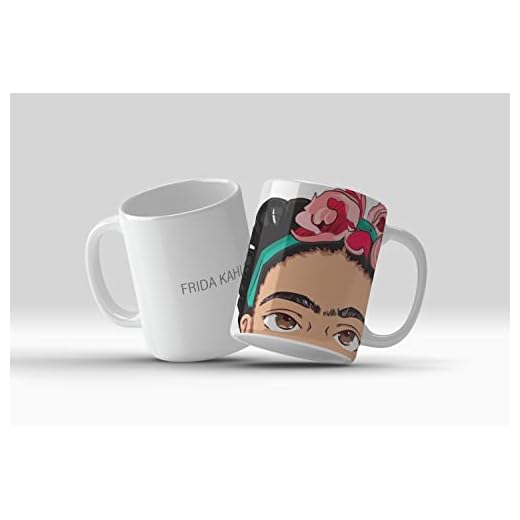 newseny Taza arte de Frida Kahlo Cara y Frase