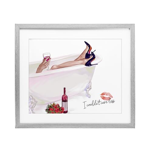 Cadre tub white under glass pour une décoration de salon épurée