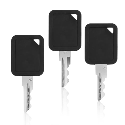 3 Pack Club Car Replacement Golf Cart Key 1A 1B and 1C