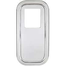 UNITED PACIFIC 21731B Transmission Shift Lever Plate Base Cover, Stainless Steel, with Extended Hood, for Peterbilt