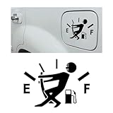 Funny Car Stickers, High Gas Consumption Decal Auto Fuel Tank Cover Sticker,...