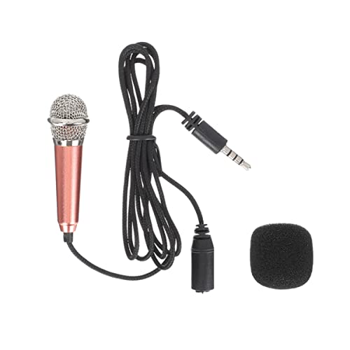 MILISTEN 5 Conjuntos de Voz Microfone de Aço Inoxidável Cantando para Telefone Telefone Pequeno Micr