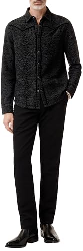 John Varvatos Men's Haven Western Shirt4