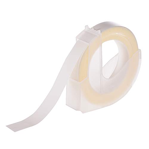 ACAGALA 3D Recarga de Fita De Gravação De Plástico para DYMO 12965 1610 Label Maker com 3/8 Polegada