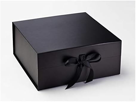 Floaty Large Ribbon Box with magnet (Black)