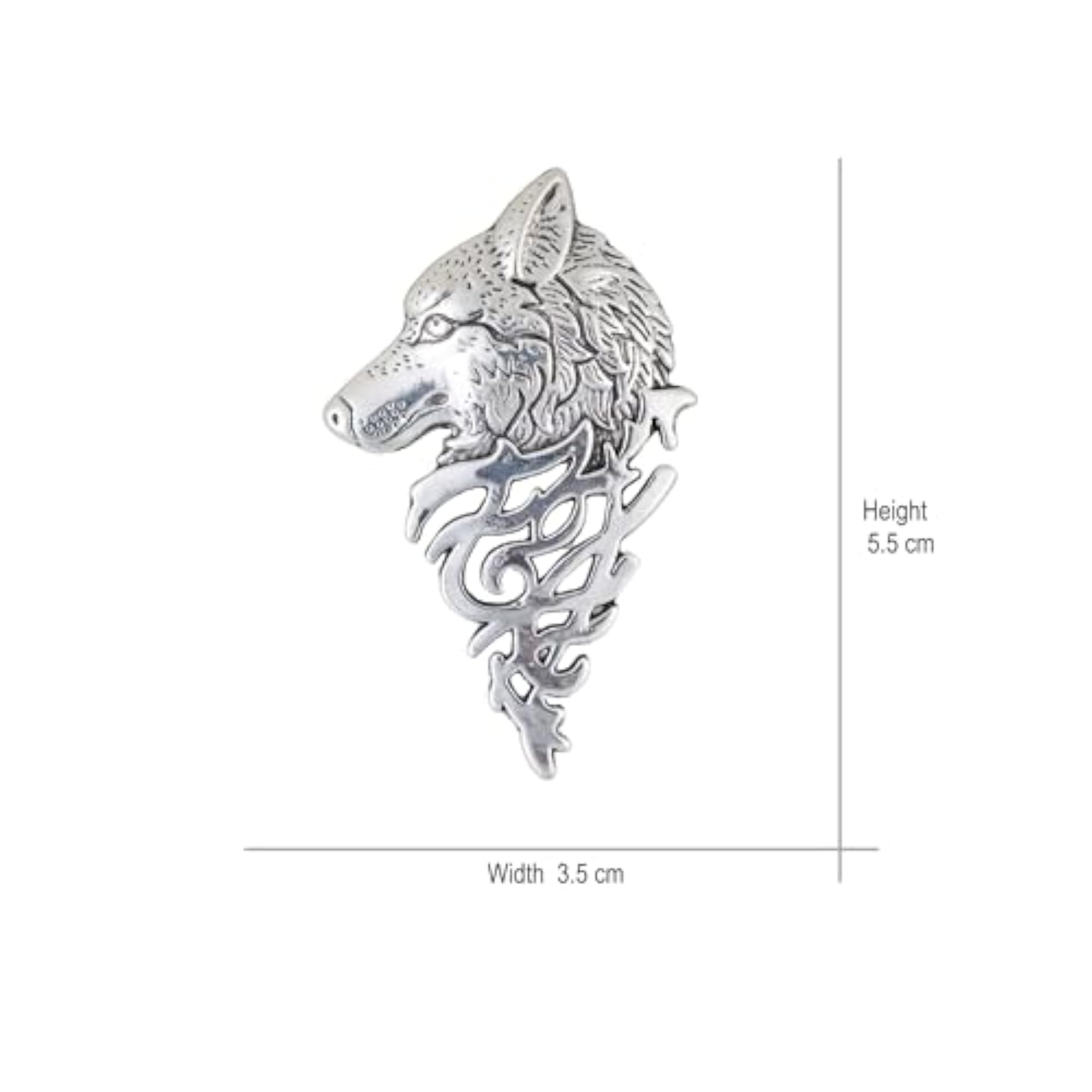 Wolf Lapel Pin for Men, Stylish Design