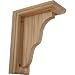 Ekena Millwork BKT03X07X09HARO Bracket, 3 1/2"W x 7"D x 9"H, Single