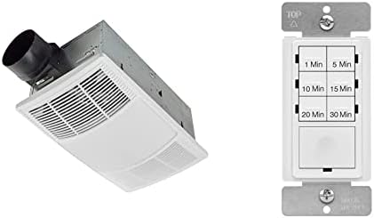 Broan-NuTone PowerHeat Bathroom Exhaust Fan, Heater, Light and ...