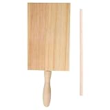 Housoutil Gnocchi Brett aus Holz mit Griff Praktischer Nudelformer für Teigtaschen und Nudeln Haushalts Gnocchi Former für Einfache Zubereitung