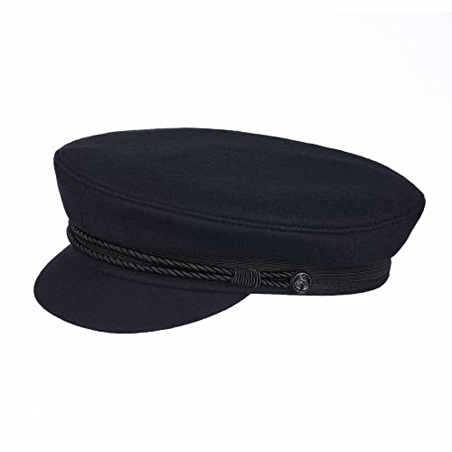 Preisvergleich Produktbild tomBrook Elbsegler Schiffermütze - Prinz Heinrich Seemann Kapitän Mütze aus Schurwolltuch Größe 58