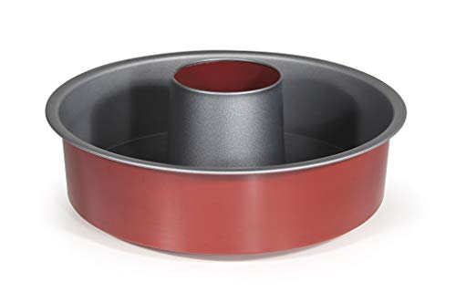 Imf Molde Savarin, Acero, Rojo, Diámetro 25 Cm
