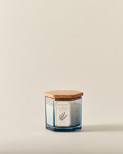 Bougie parfumée au romarin collection d'herbes méditerranéennes