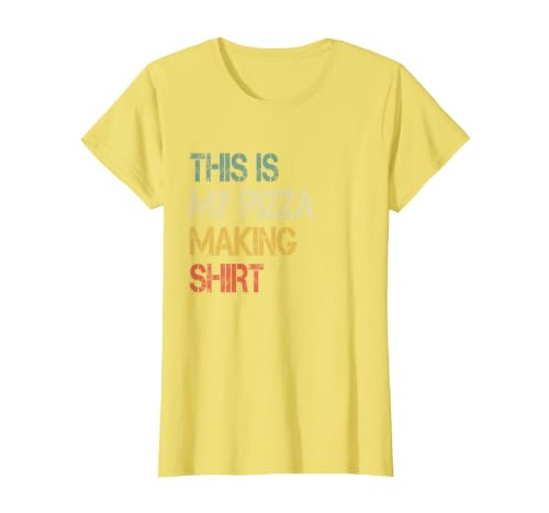 Funny Love Pizza Making Party Chef Pizzaologist Pizza Maker T-Shirt, Women, Lemon Yellow, X-Small