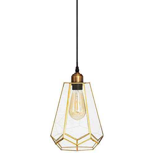 Paris Prix Atmosphera Créateur d'intérieur - Lampe Suspension en Verre Uli 30cm Or