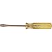 Ampco Safety Tools S-48 Standard Screwdriver, Non-Sparking, Non-Magnetic, Corrosion Resistant, 5/16" x 3"
